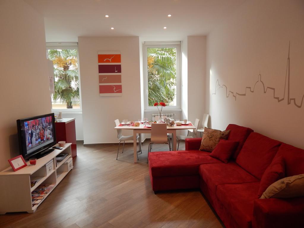 Red Flat In Rome Apartment Ruang foto